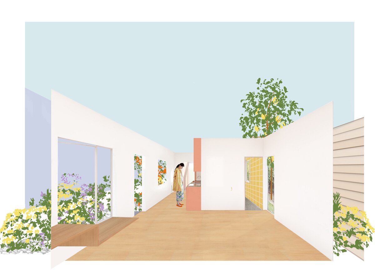 Casa Fon & Jay — interior perspective